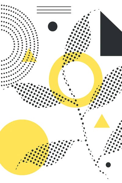 jay stanley: Abstract Halftone Shapes II by jay stanley