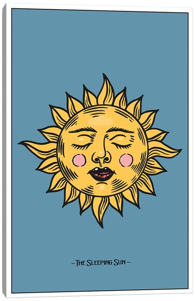 The Sleeping Sun Canvas Art Print - Jay Stanley