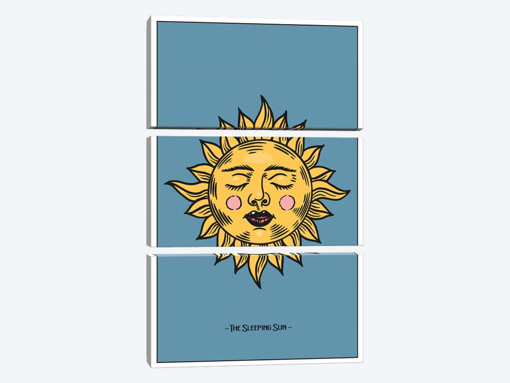 The Sleeping Sun by Jay Stanley 3-piece Canvas Wall Art
