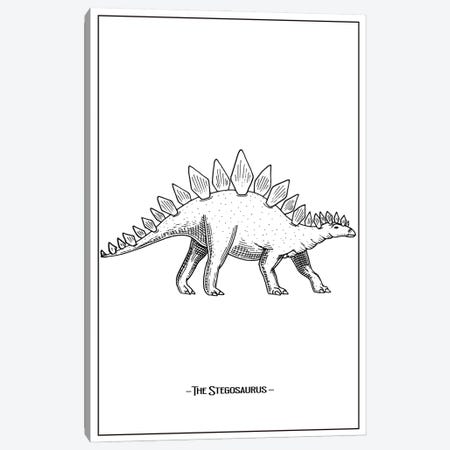 The Stegosaurus Canvas Print #STY452} by Jay Stanley Canvas Artwork