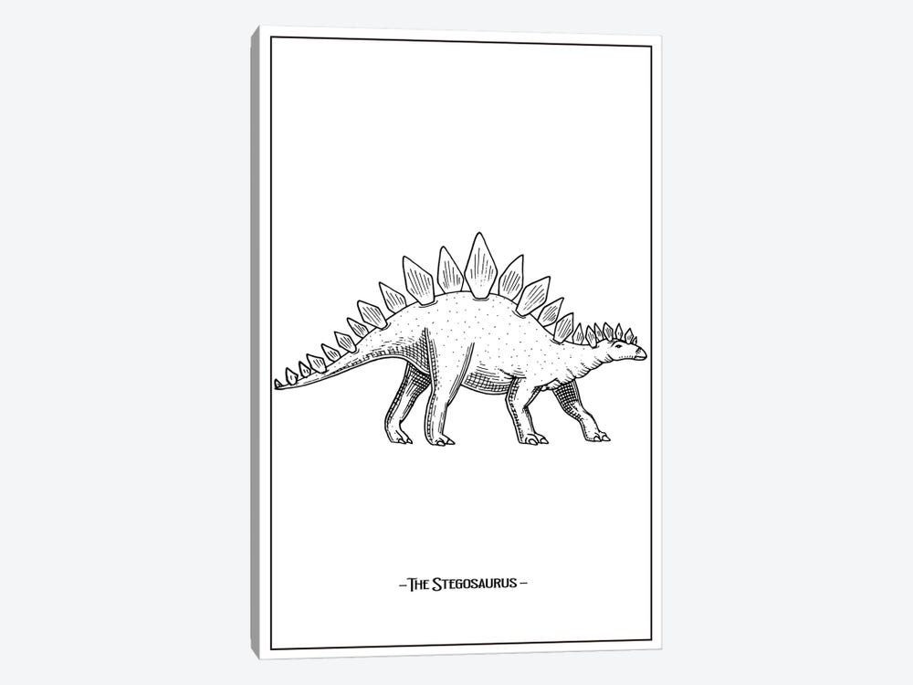 The Stegosaurus by Jay Stanley 1-piece Canvas Wall Art