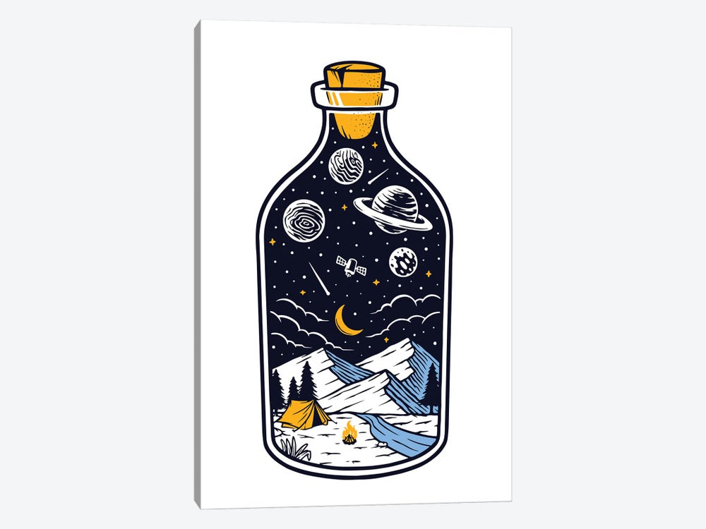 The Universe In A Bottle by Jay Stanley 1-piece Canvas Artwork