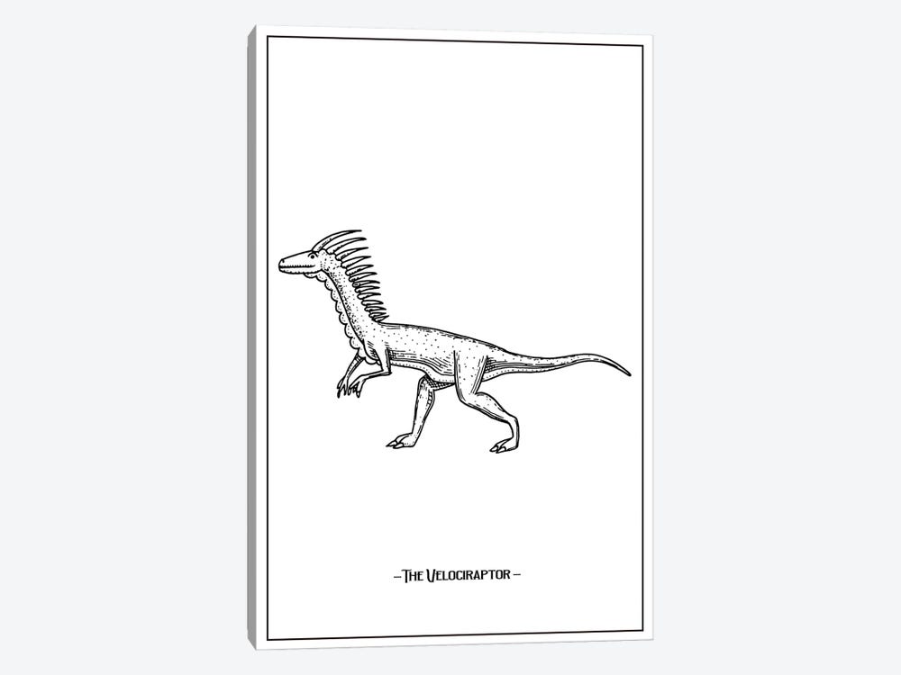 The Velociraptor by Jay Stanley 1-piece Canvas Print