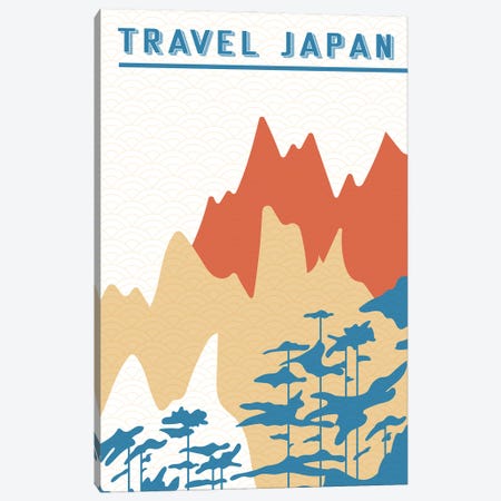 Traval Japan Minimilism III Canvas Print #STY466} by Jay Stanley Canvas Wall Art