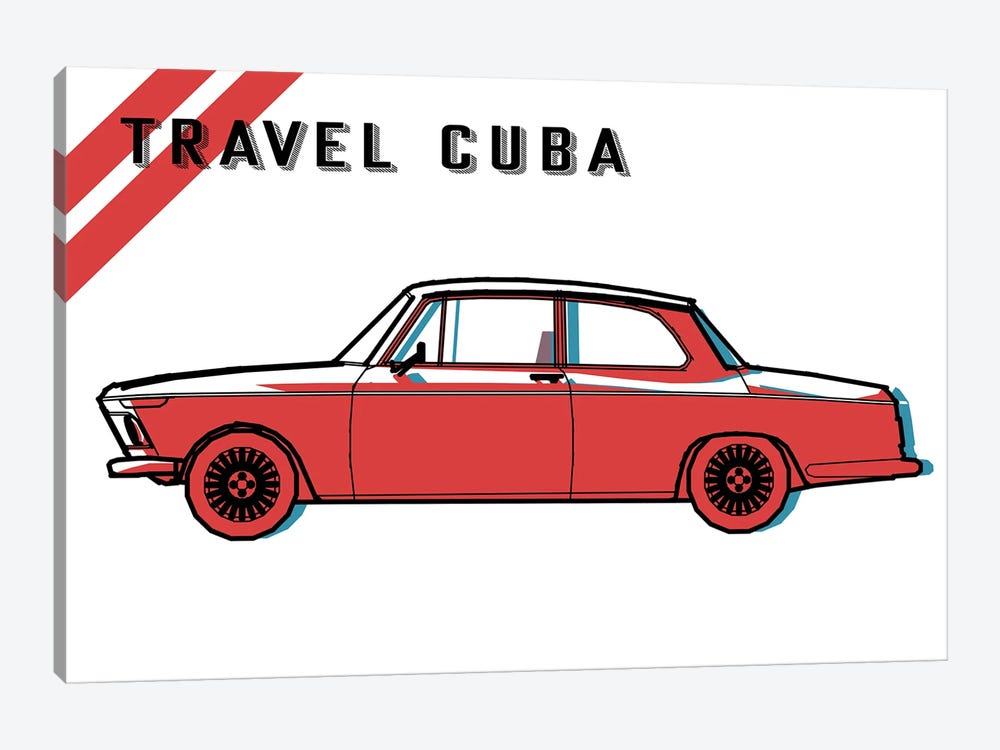 Travel Cuba by Jay Stanley 1-piece Canvas Artwork