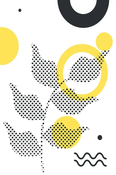 jay stanley: Abstract Halftone Shapes IV by jay stanley