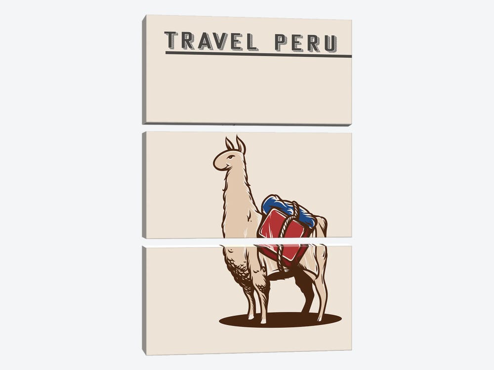 Travel Peru by Jay Stanley 3-piece Canvas Wall Art