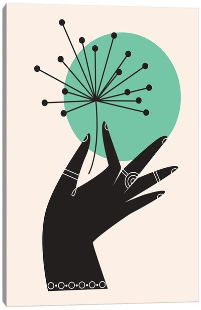 Abstract Hand II Canvas Art Print - Jay Stanley