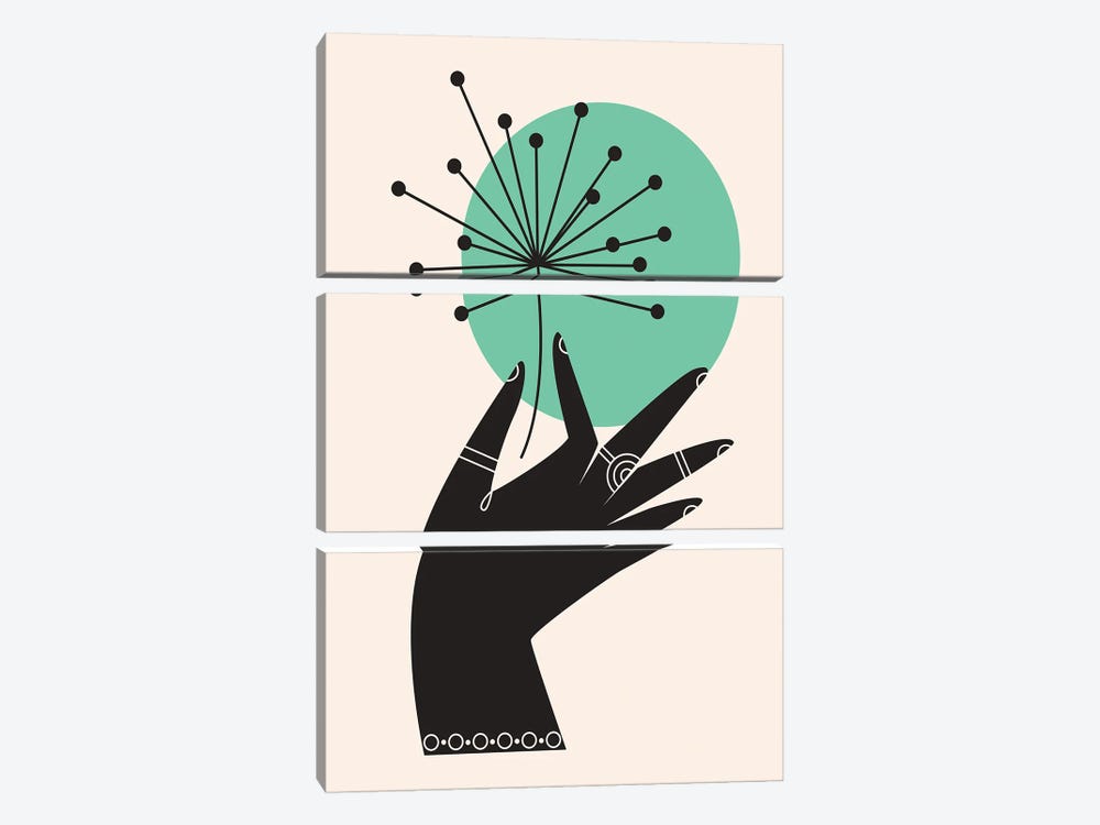Abstract Hand II by Jay Stanley 3-piece Canvas Wall Art