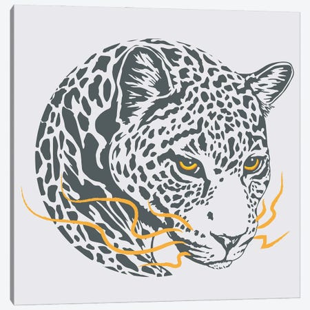 Wise Leopard Canvas Print #STY486} by Jay Stanley Canvas Art