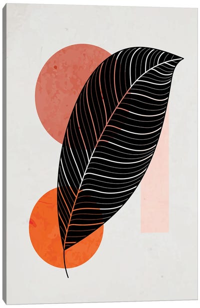 Abstract Leaf Vibe III Canvas Art Print - Jay Stanley