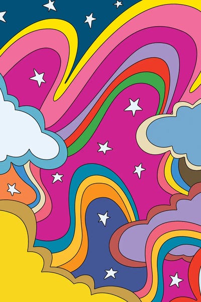 Rainbows: 70's Vibes III by jay stanley