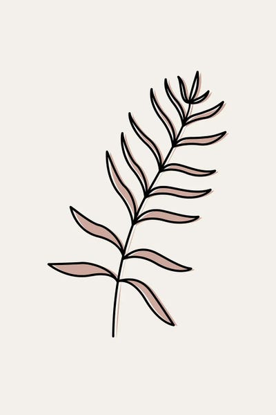 jay stanley: Abstract Tropical Leaves I by jay stanley