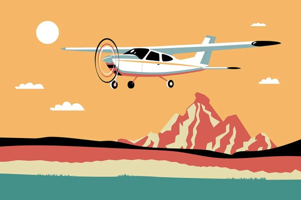 Airplanes: Airplane Landscape by jay stanley