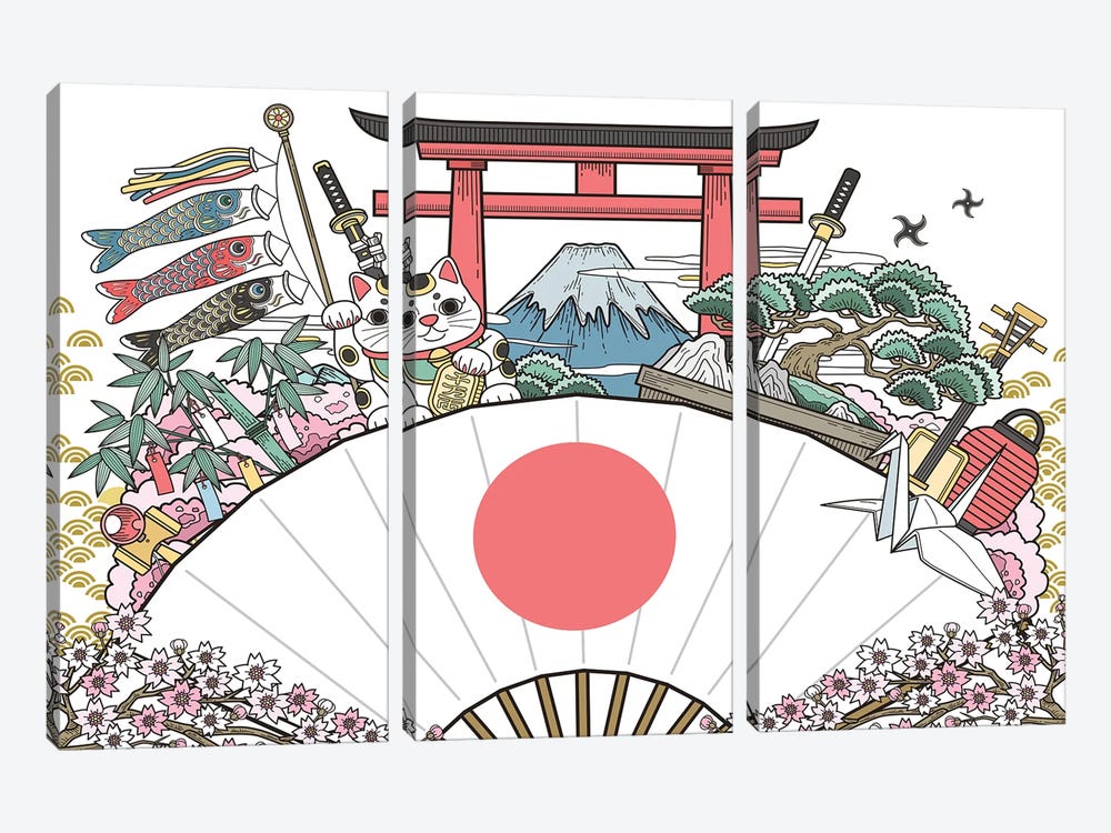 All Japan Has To Offer by Jay Stanley 3-piece Art Print