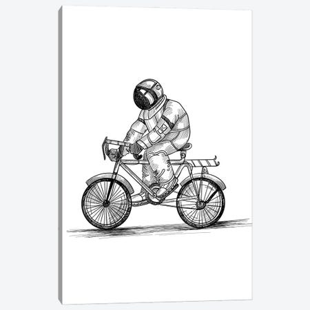 Astrobiker Canvas Print #STY78} by Jay Stanley Art Print