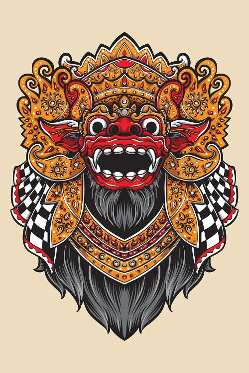 Balinese Mythology by jay stanley wall art