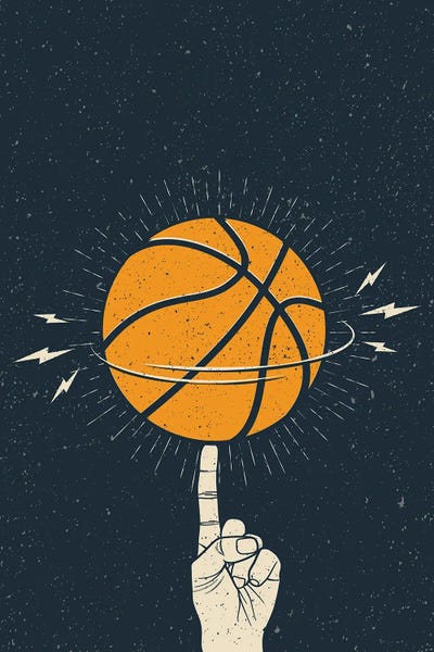 Kids Sports Art: Basketball Is Fun by jay stanley