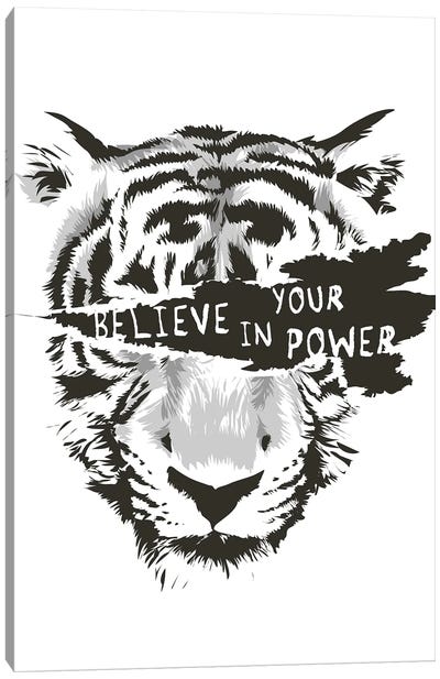 Believe In Your Power Canvas Art Print - Jay Stanley
