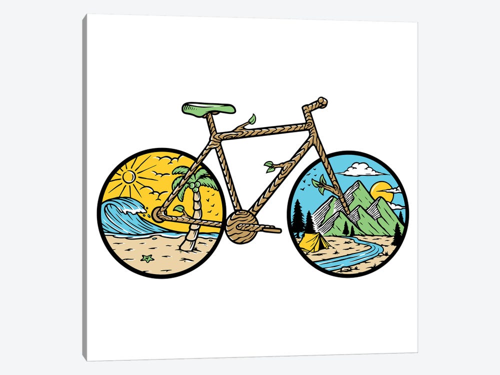 Best Bike Ride Ever by Jay Stanley 1-piece Canvas Art Print