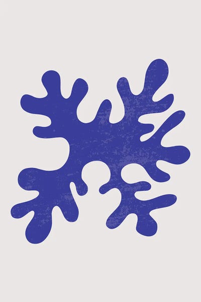 International Klein Blue: Abstract Blue Algae by jay stanley