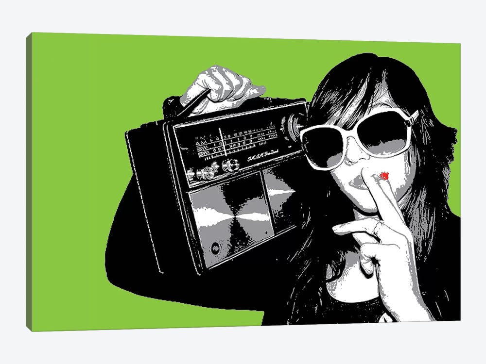 Boombox Joint Green by Steez 1-piece Art Print