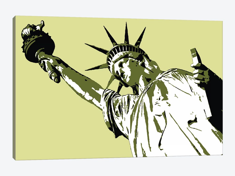 Lady Liberty by Steez 1-piece Canvas Art Print