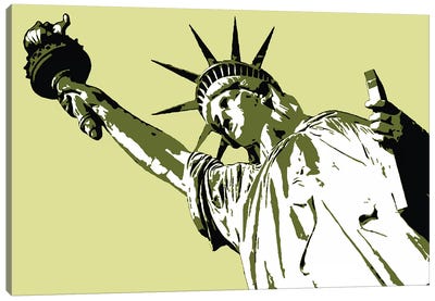 Lady Liberty Canvas Art Print - New York Art