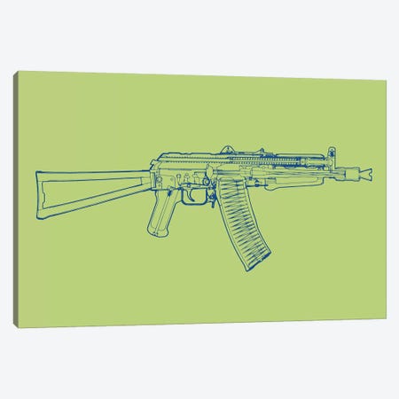 AK-47 Canvas Print #STZ3} by Steez Canvas Art Print