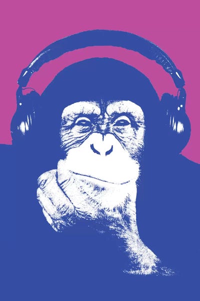 Primates: New Monkey Head I by Steez