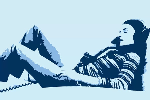 Women's Tops: Beat Junkie Blue by Steez