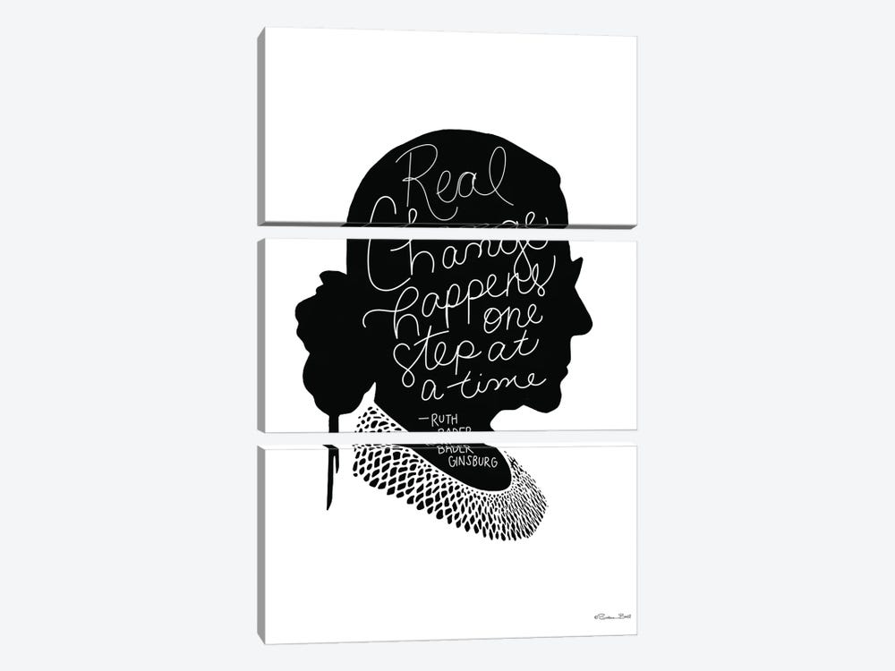 Real Change RBG by Susan Ball 3-piece Canvas Artwork