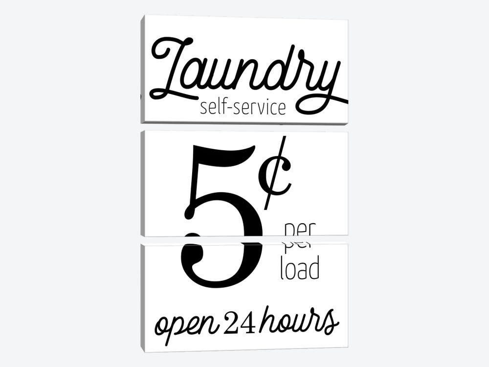 Laundry 5 Cents by Susan Ball 3-piece Canvas Wall Art