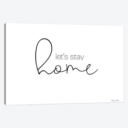 Let's Stay Home Canvas Print #SUB162} by Susan Ball Canvas Artwork