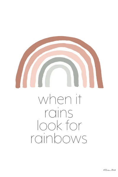 Look For Rainbows by Susan Ball framed wall art