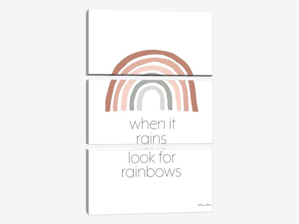 Look For Rainbows by Susan Ball 3-piece Canvas Wall Art