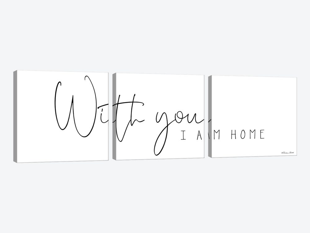 With You by Susan Ball 3-piece Canvas Wall Art