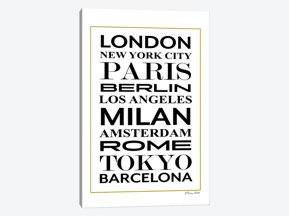 Fashion Cities by Susan Ball 1-piece Canvas Artwork
