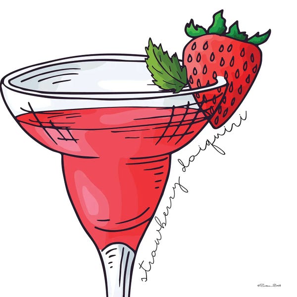 Daiquiri: Strawberry Daiquiri by Susan Ball