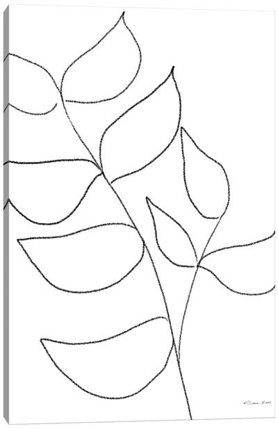 Leaf Sketch II Canvas Art Print