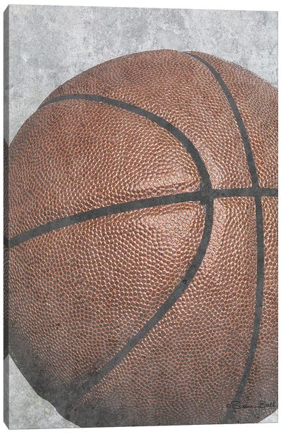 Sports Ball - Basketball Canvas Art Print - Game Room Art