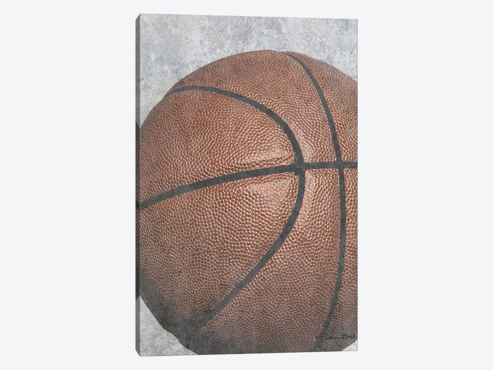 Sports Ball - Basketball by Susan Ball 1-piece Canvas Art Print