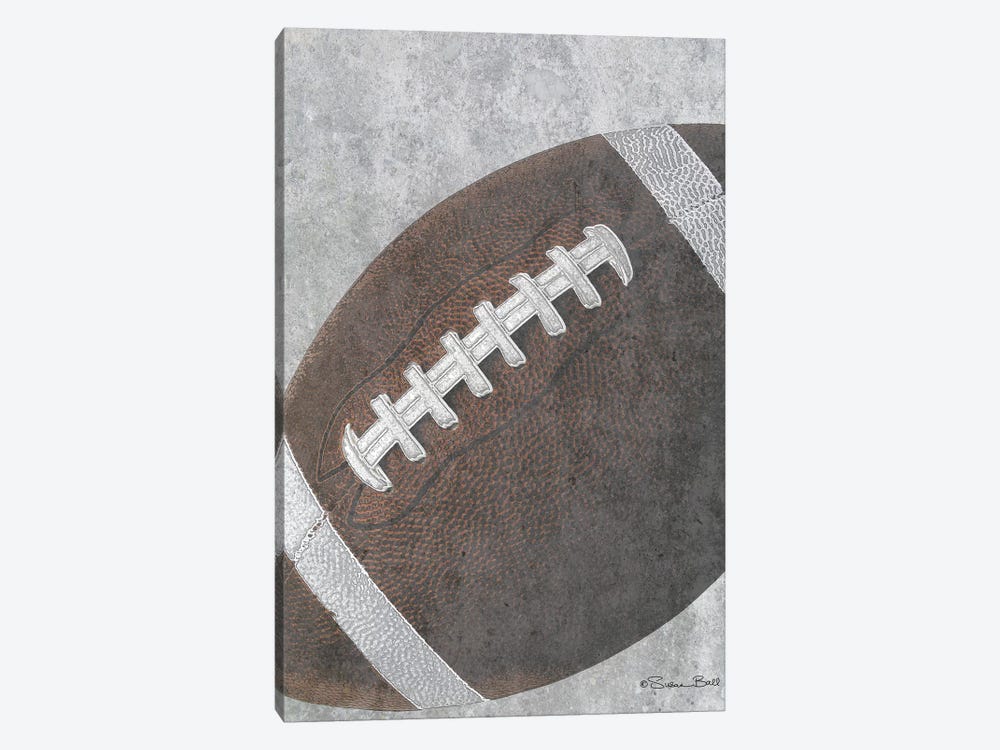 Sports Ball - Football by Susan Ball 1-piece Canvas Artwork