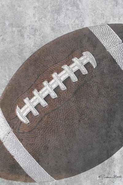 Kids Sports Art: Sports Ball - Football by Susan Ball
