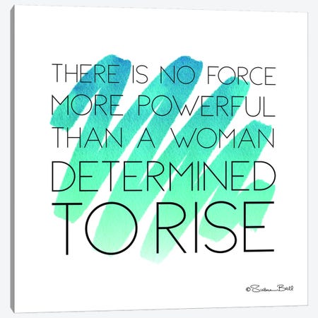 Determined to Rise Canvas Print #SUB2} by Susan Ball Canvas Art Print