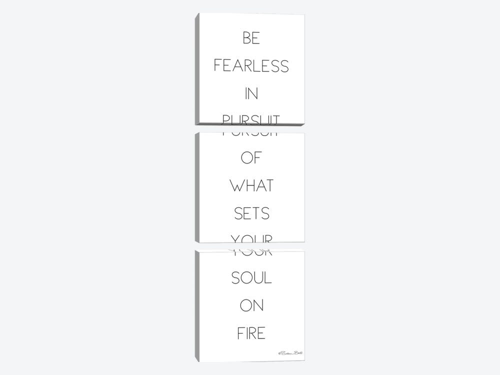 Be Fearless by Susan Ball 3-piece Canvas Art