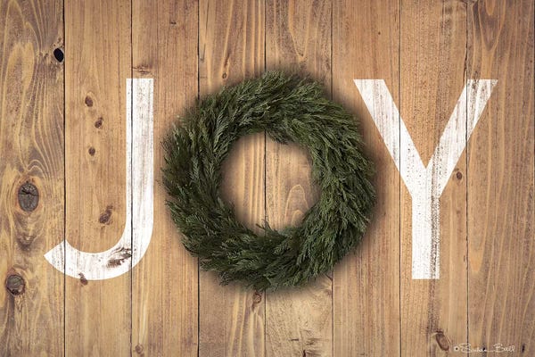 Christmas Signs & Sentiments: Joy Cedar Wreath by Susan Ball