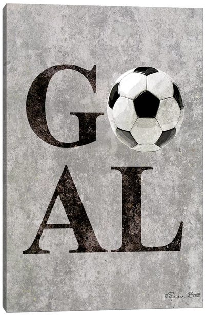 Soccer GOAL Canvas Art Print - Soccer Art
