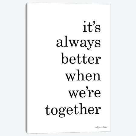 Better Together Canvas Print #SUB81} by Susan Ball Canvas Artwork