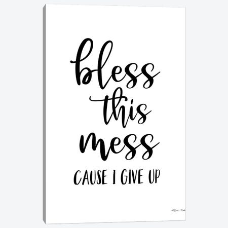 Bless This Mess Canvas Print #SUB92} by Susan Ball Art Print